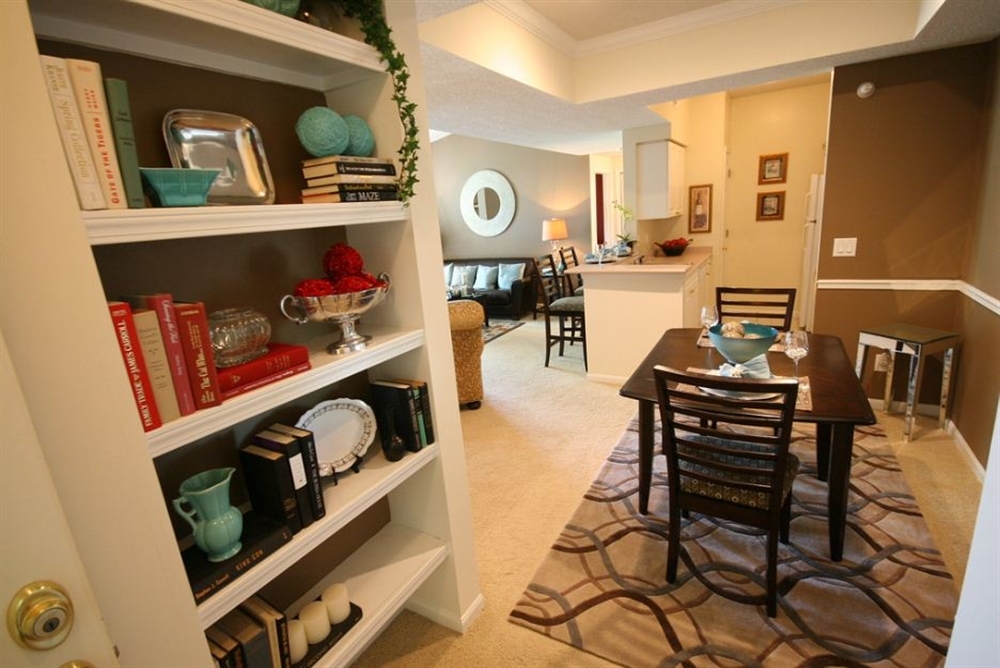 Built-in bookcases