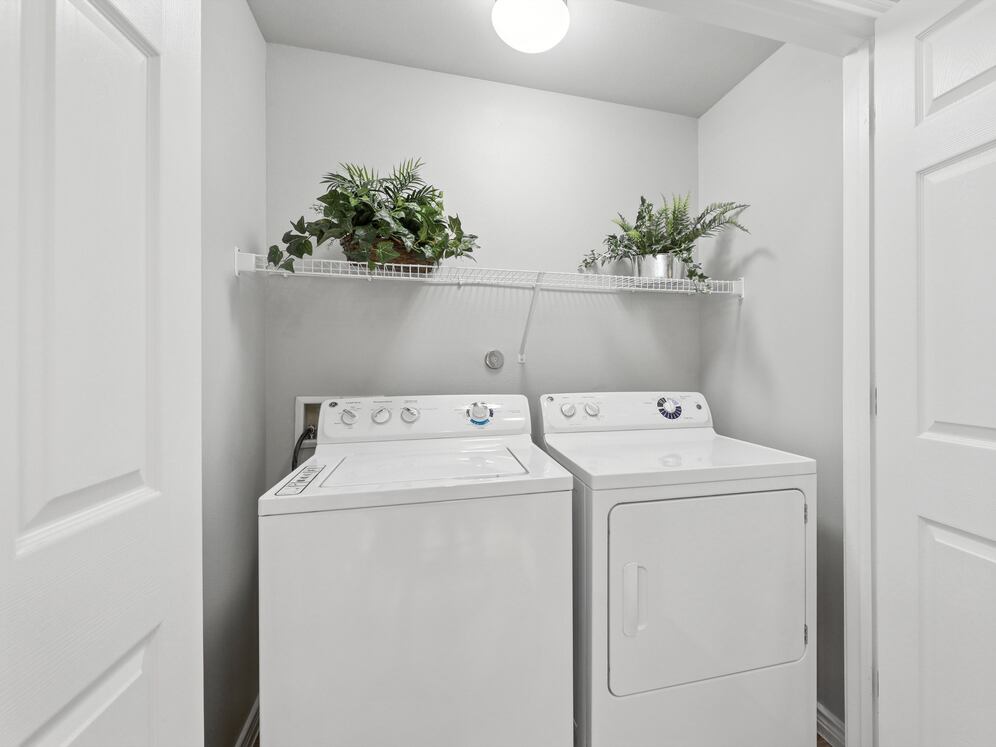 In-unit washer and dryer