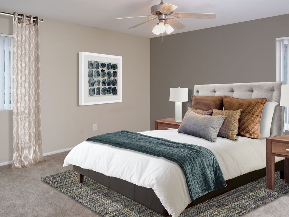 Classic Package II bedroom room with carpet