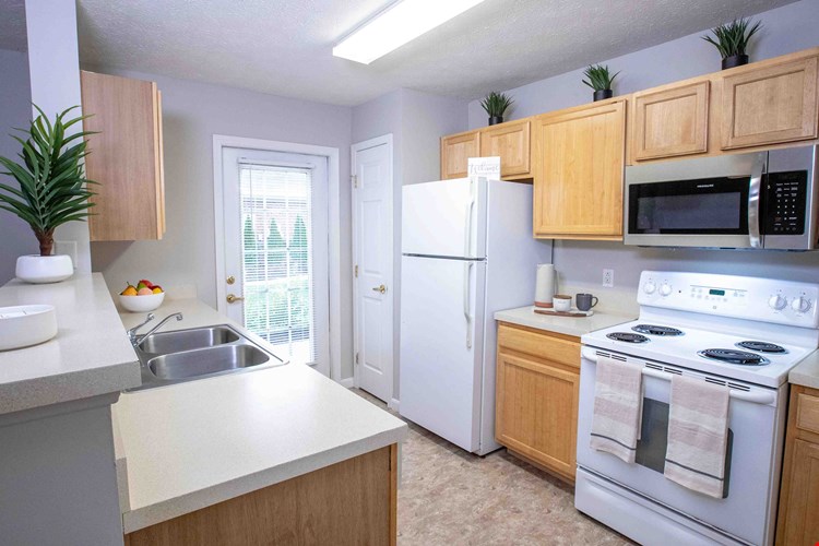 Traditional kitchens with abundant storage and extensive counter space.