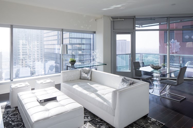 Watermarke Tower Living Room