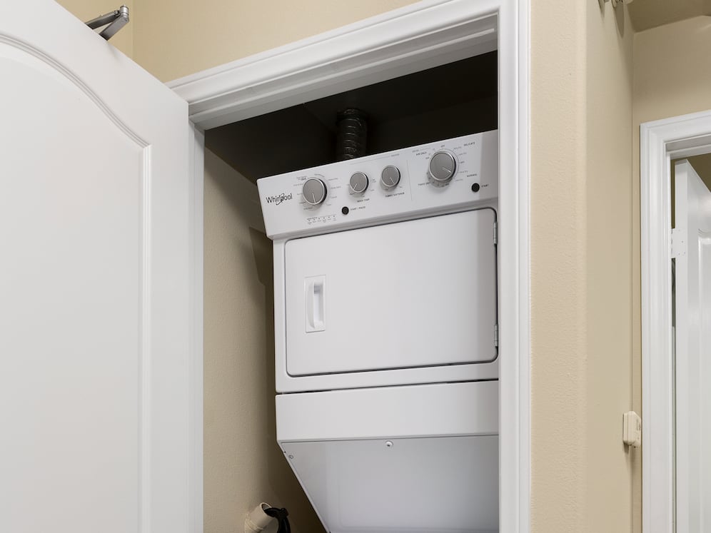 In-unit washer and dryer