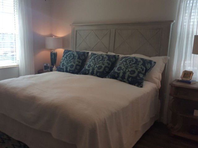 Two Bedroom Elm easily fits king size bed