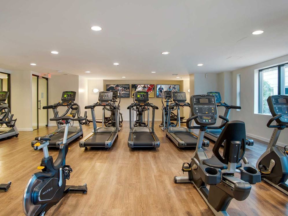 Newly renovated fitness center 