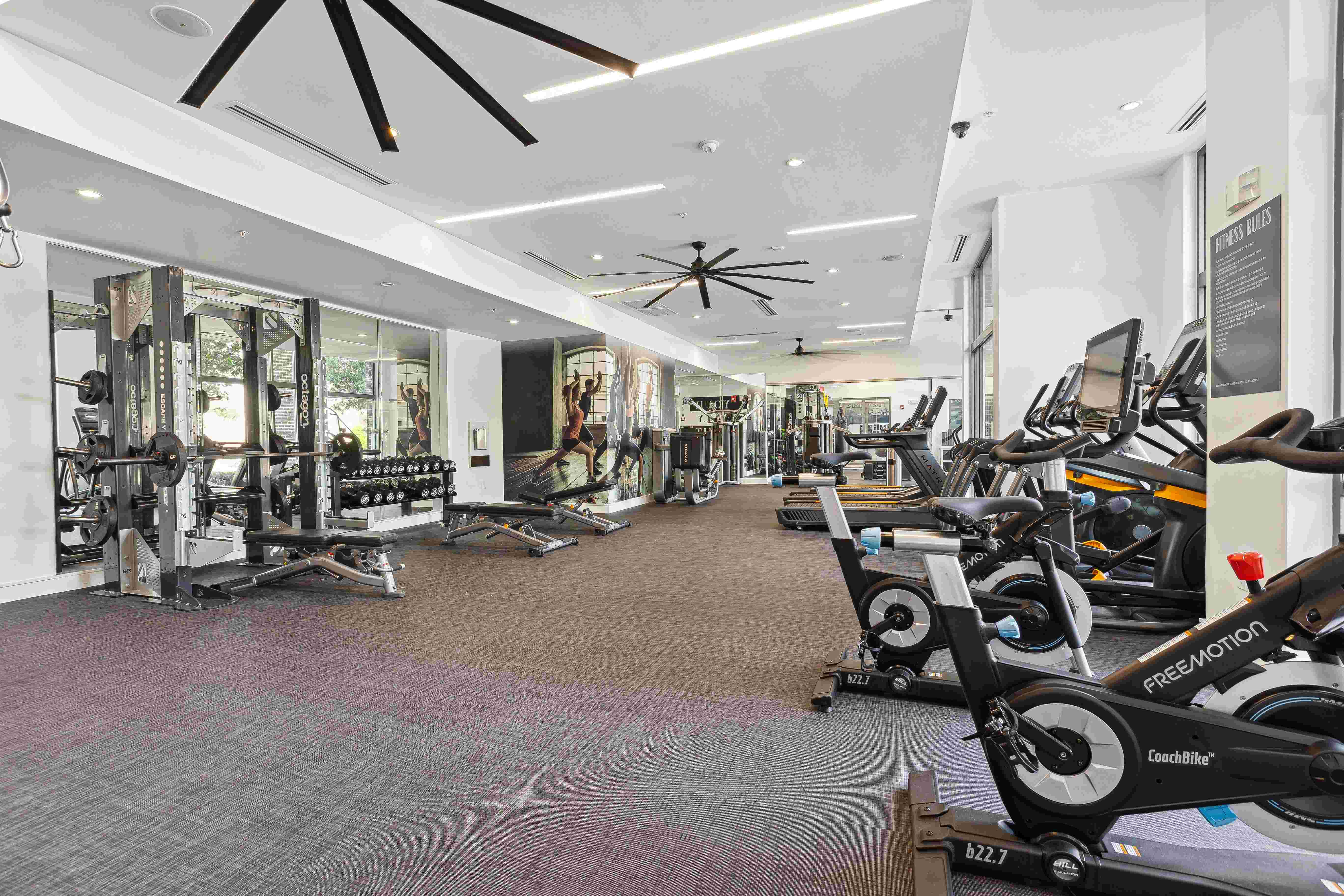 Midtown 205, Charlotte, NC, Cycling Room