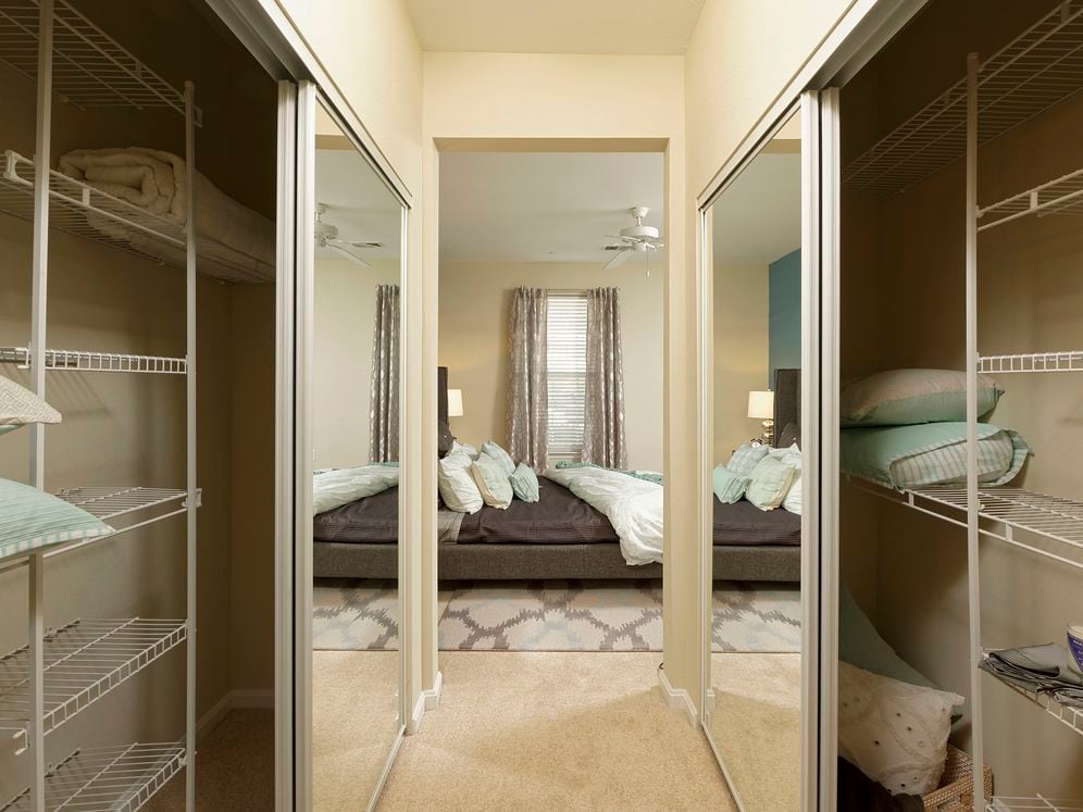 Spacious, walk-in closet