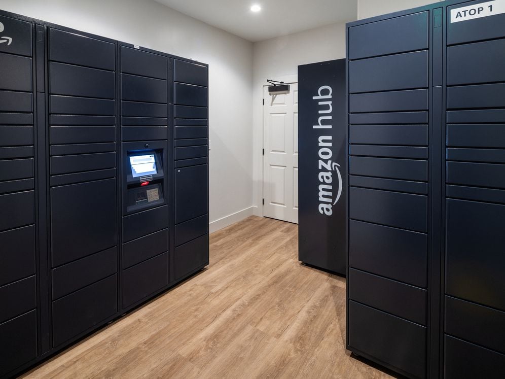 Amazon package lockers