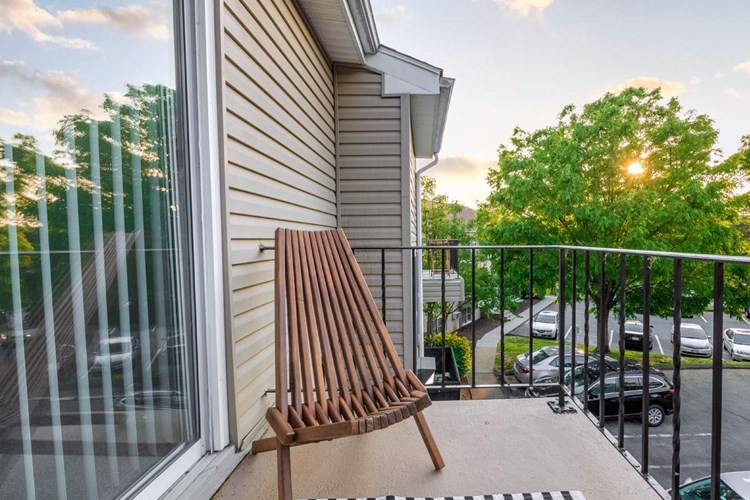 Enjoy some fresh air from your private balcony in select homes.