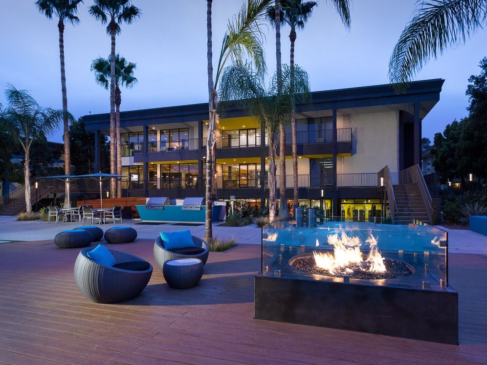 Outdoor Chill Space with Firepit and Lounge Seating