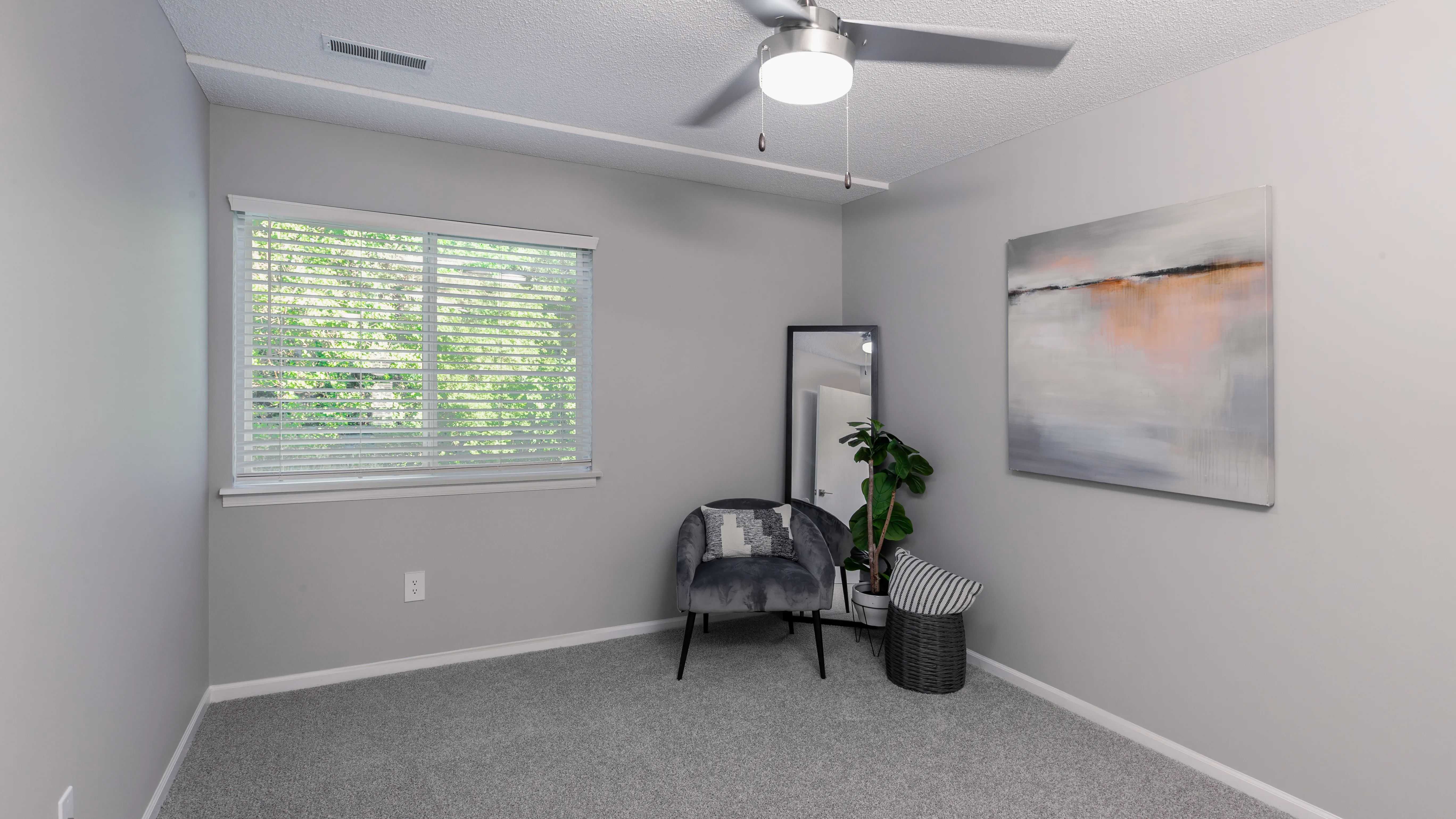 Discover the comfort of Emory Lakes Apartments with our cozy bedroom spaces.