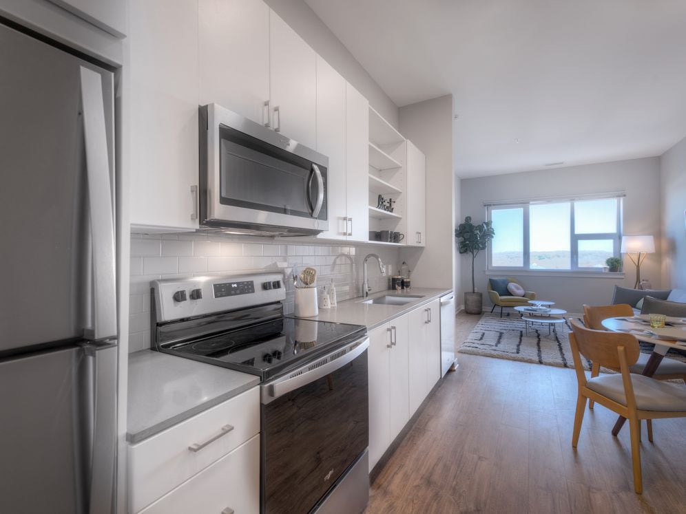 Scheme 1 - Modern Kitchen, Dining and Living Areas