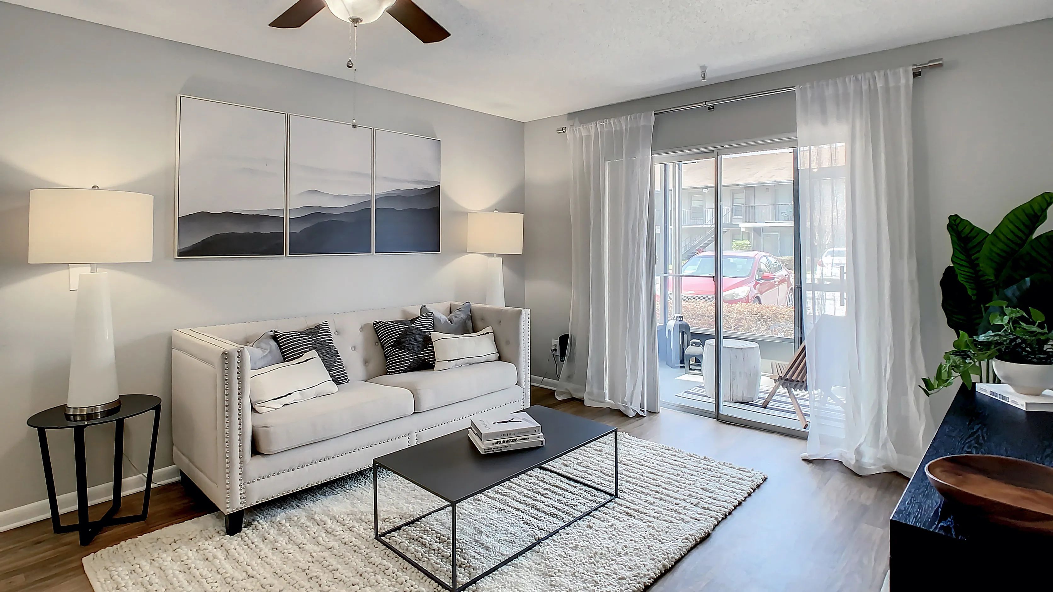 Relaxation redefined! A perfect blend of indoor serenity and outdoor bliss with spacious living rooms and private patio access!