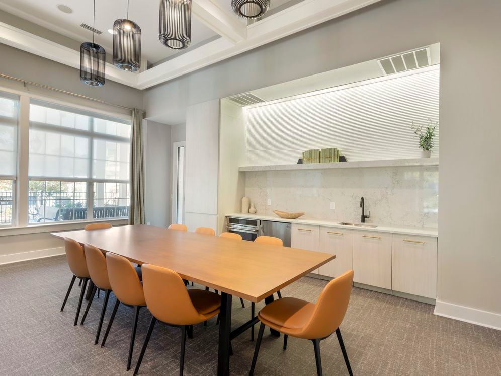 Resident lounge with kitchenette