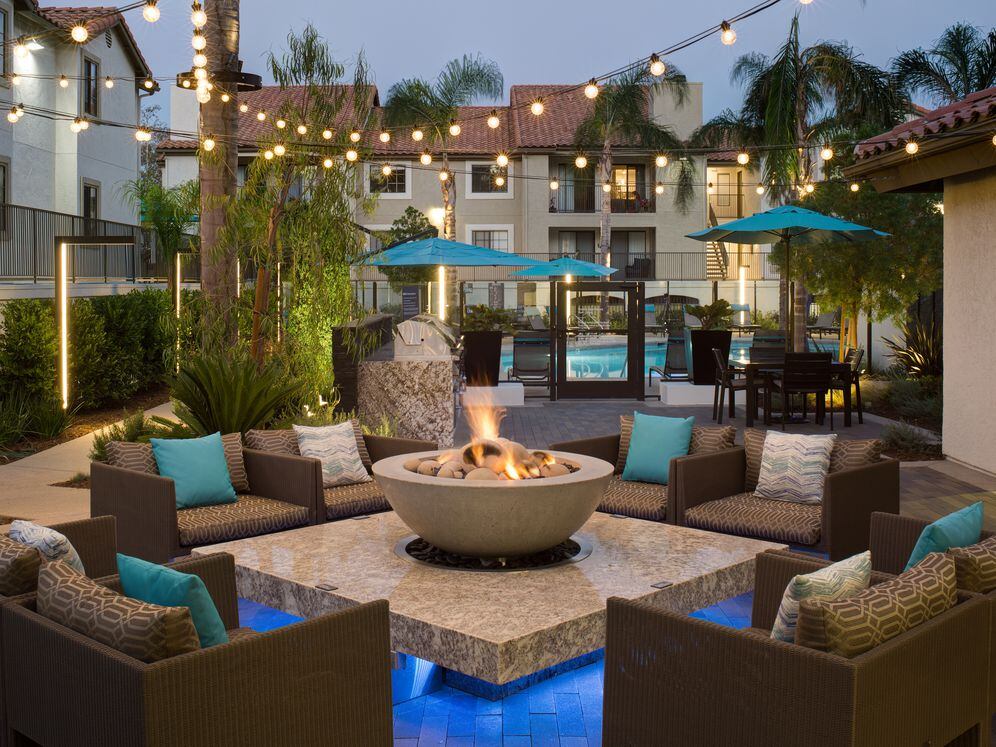Fire Pit with Lounge Seating