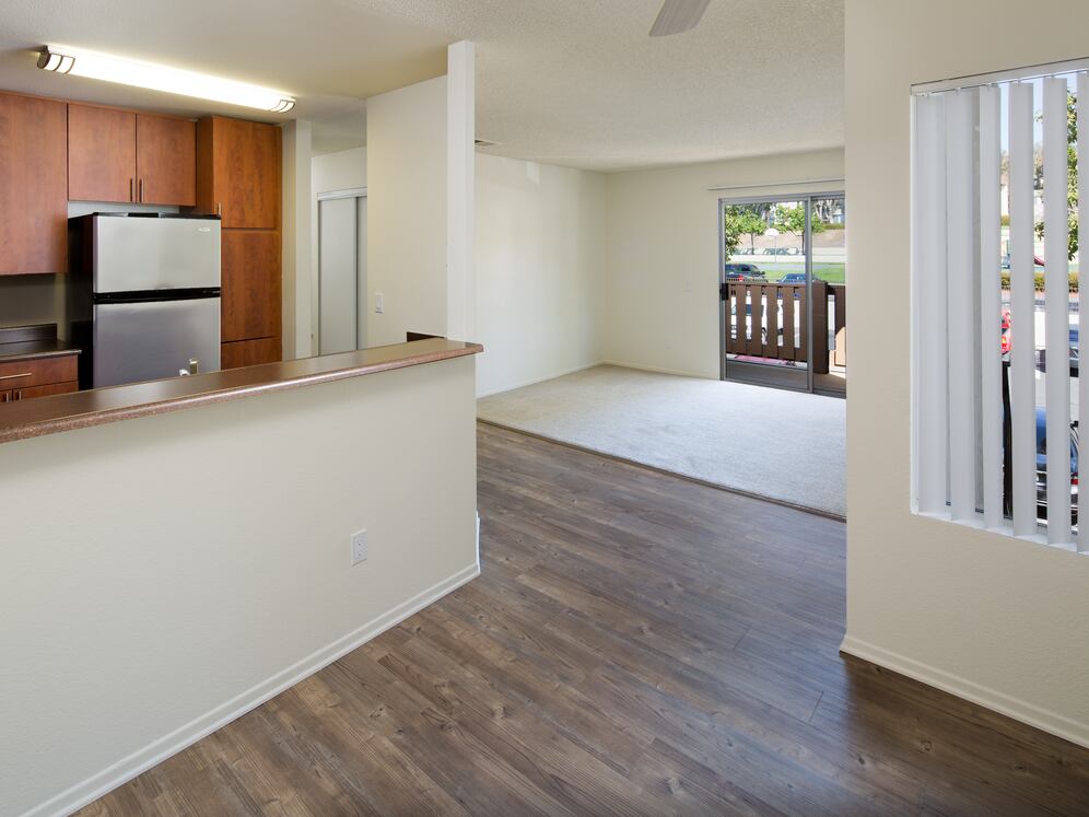 Classic Package I kitchen and living area