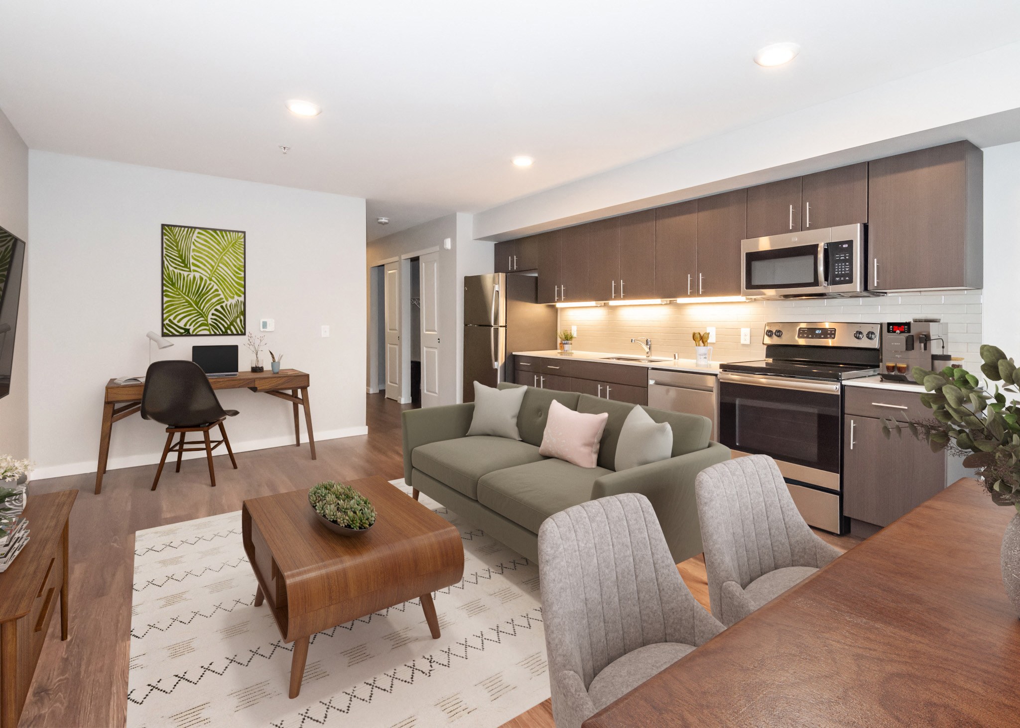 Urban-1 | Living Room and Kitchen