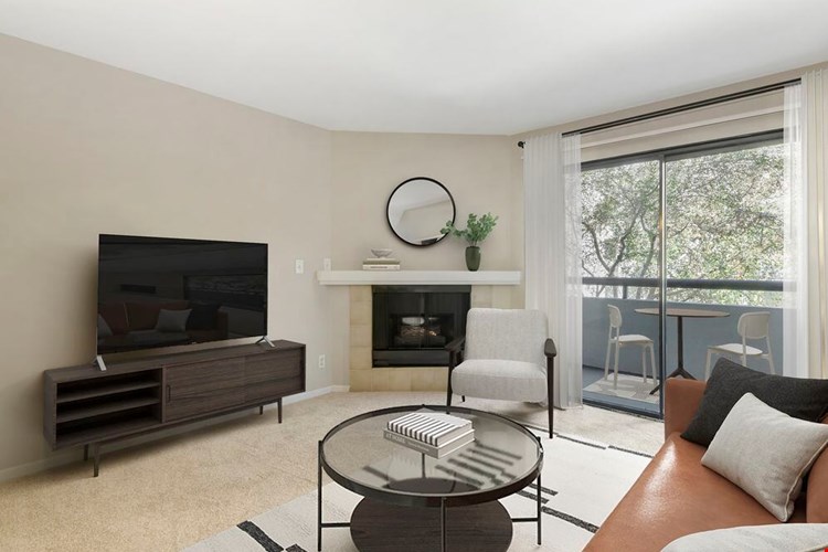 Classic Package II living room with carpet