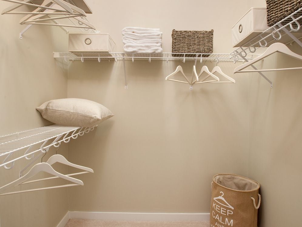 Spacious, walk-in closet