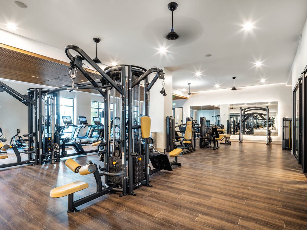 Modern, state-of-the-art fitness center