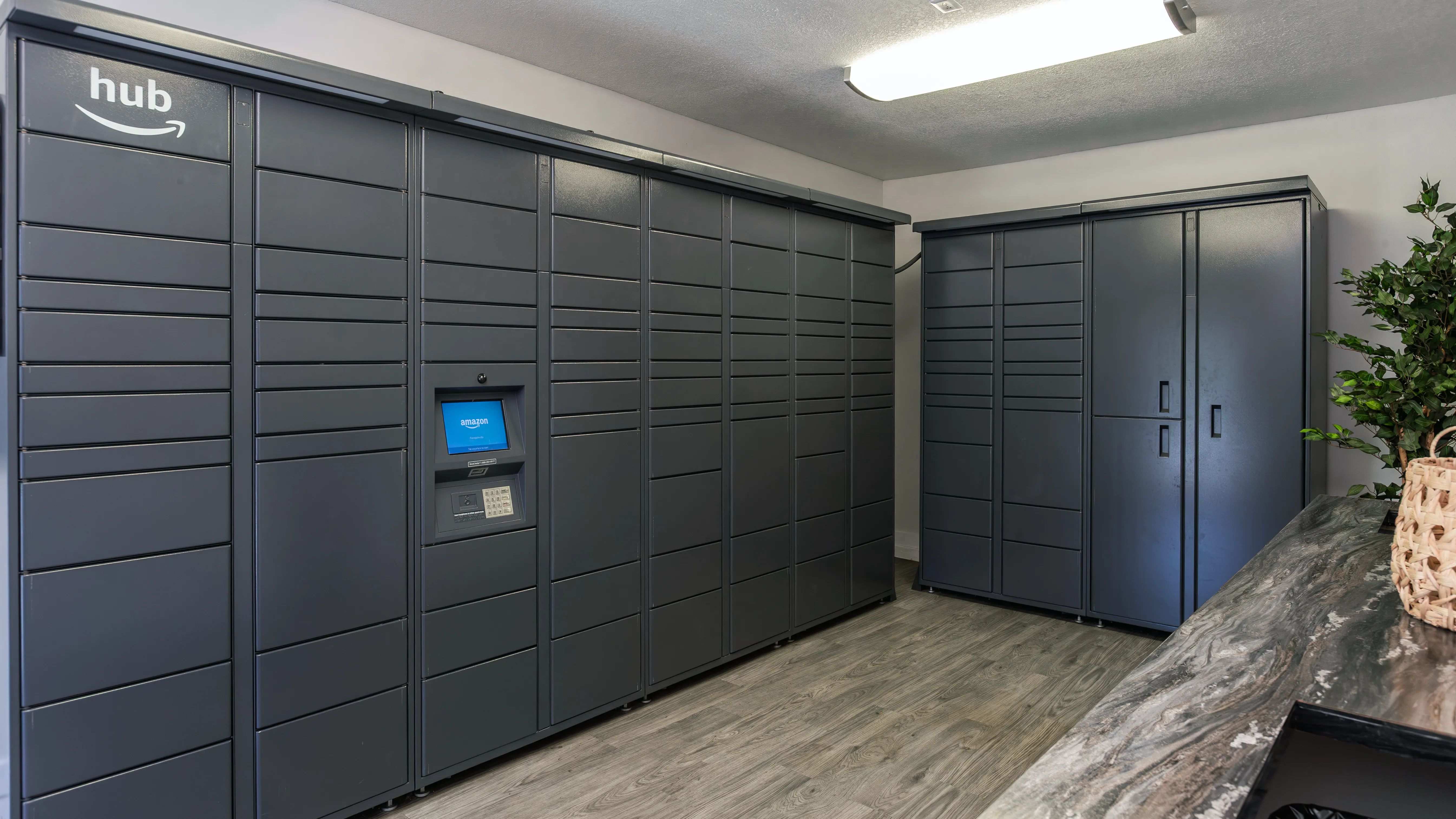 Pick up your packages on your schedule with our secure Amazon Hub lockers, offering convenient, contact-free delivery right at your community.