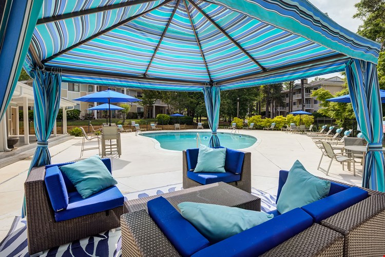 Resort-Style Poolside Cabana