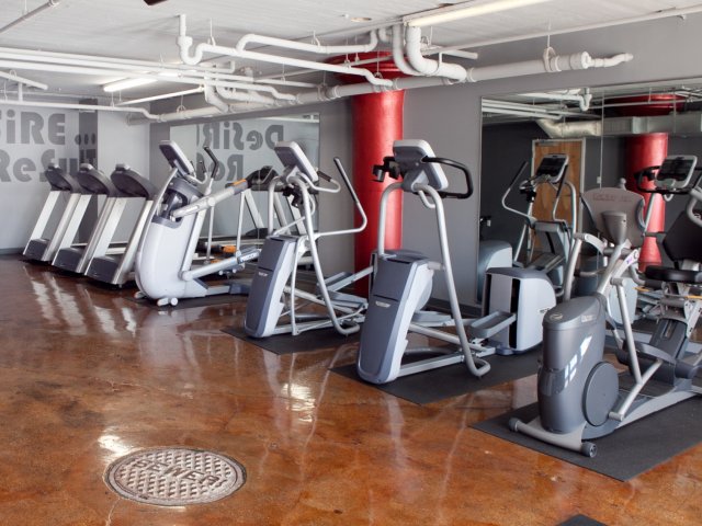 Cardio Equipment in the Fitness Center