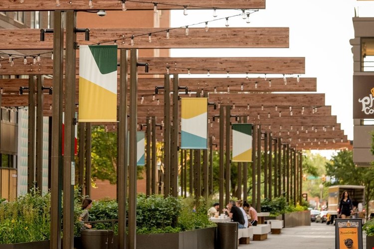 On-site retail and dining options