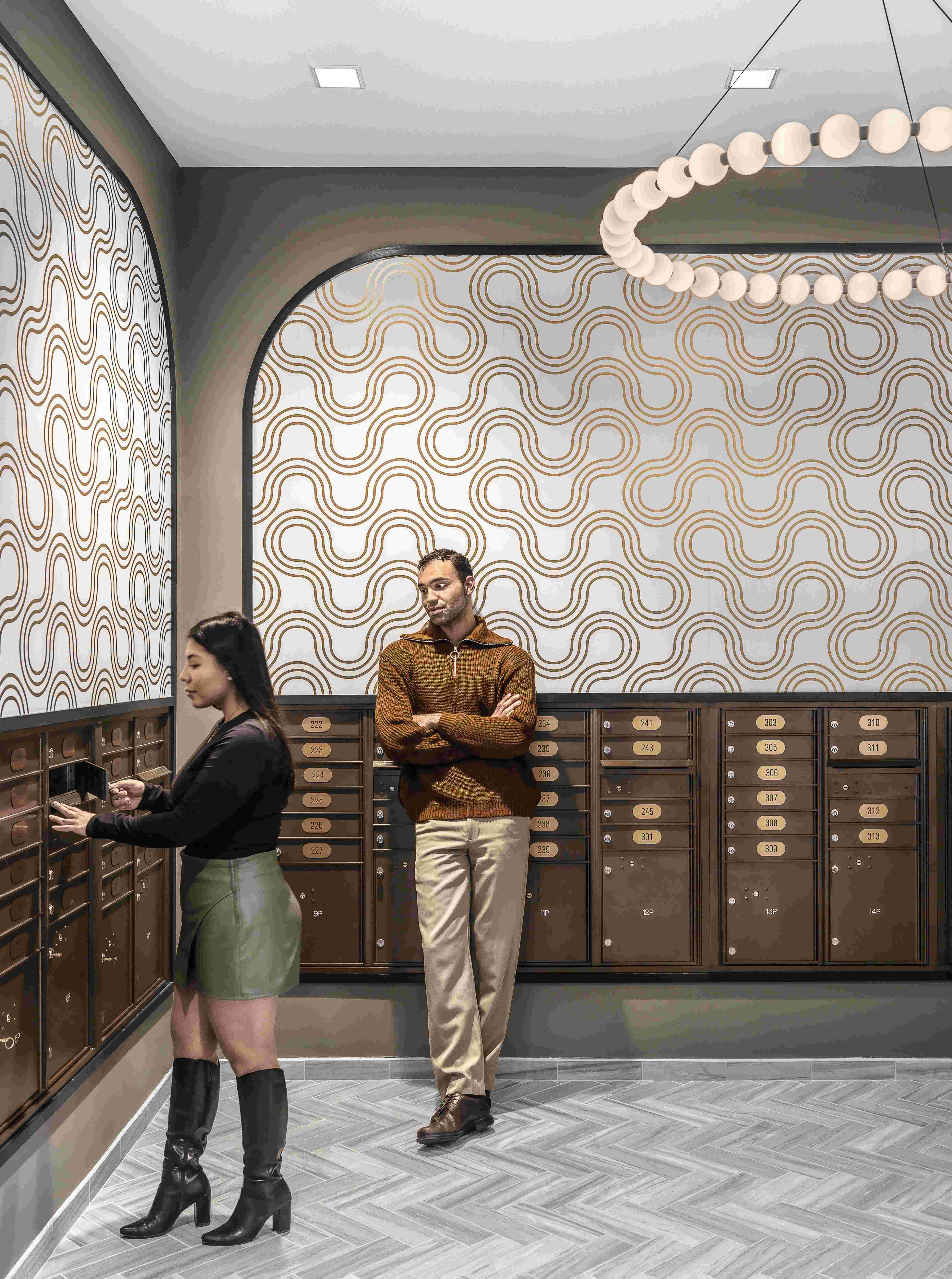 mail and package room