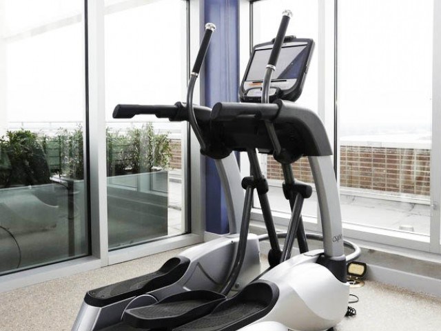 Cardio Equipment (with a view!)