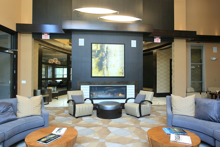 Clubhouse Lounge with Fireplace