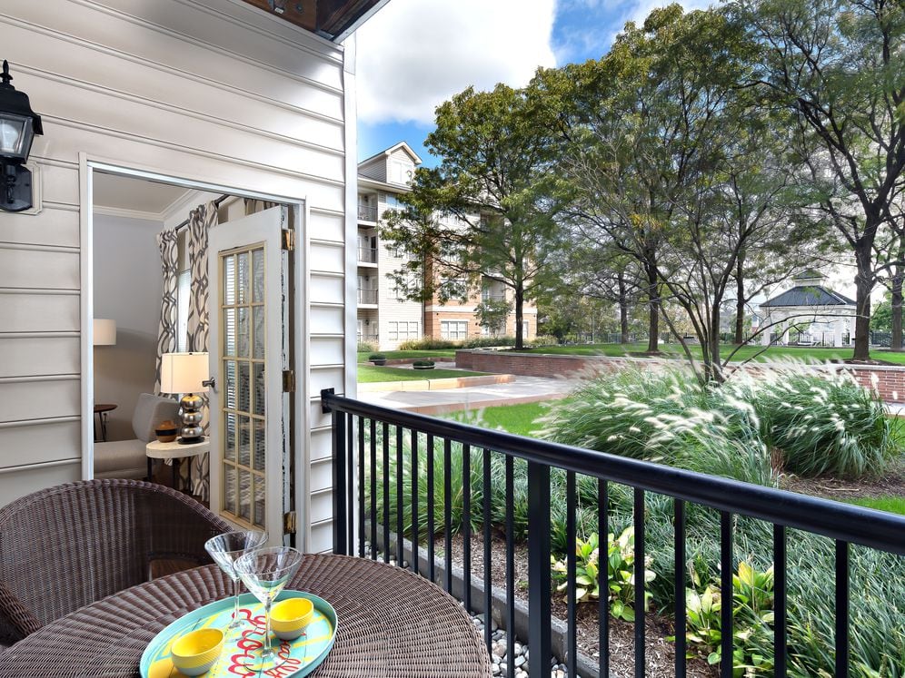 River Mews Building Renovated Balcony