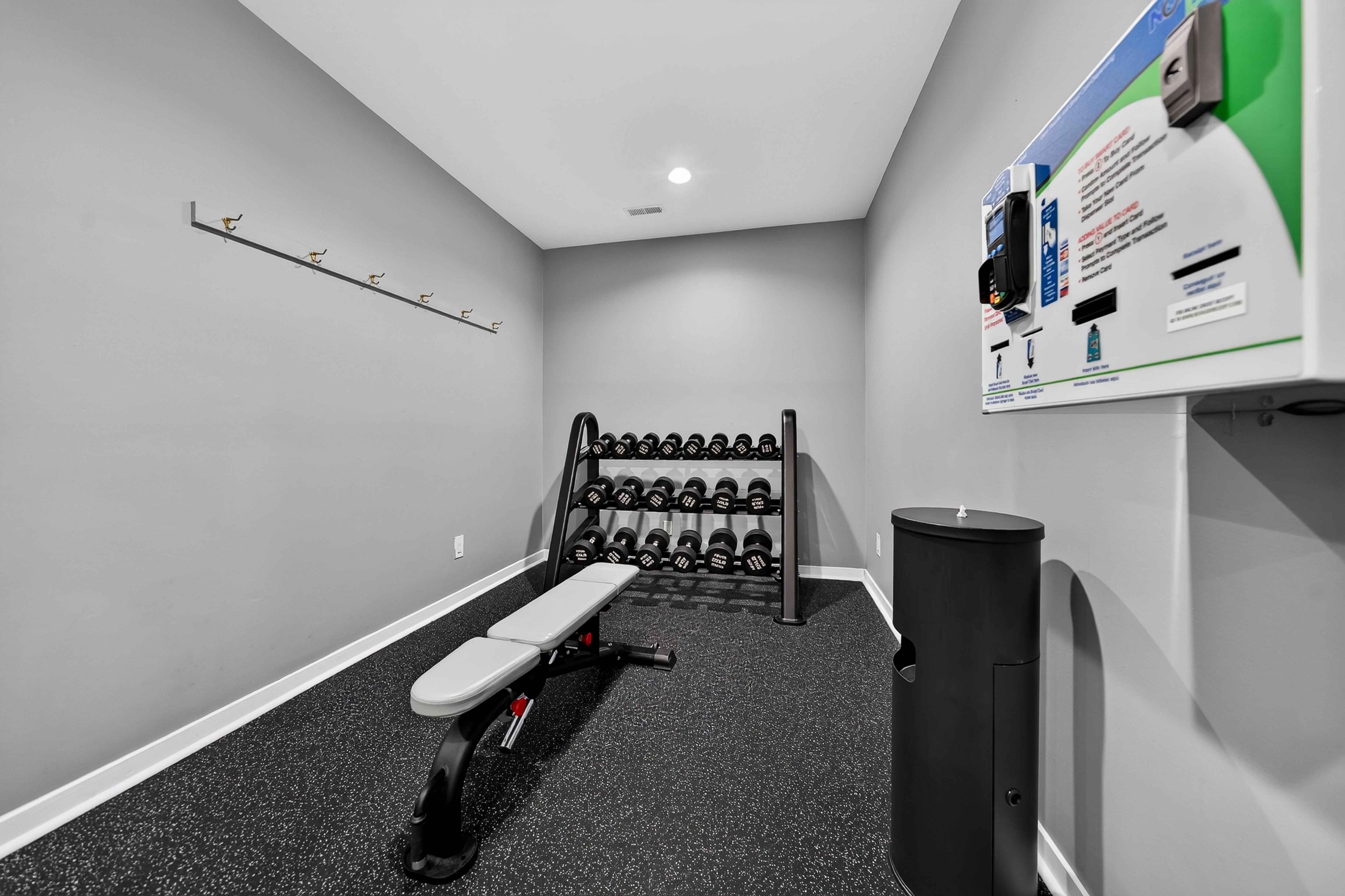 Updated 24-hour fitness and wellness center at Westwood Village Apartments in Westland, MI.