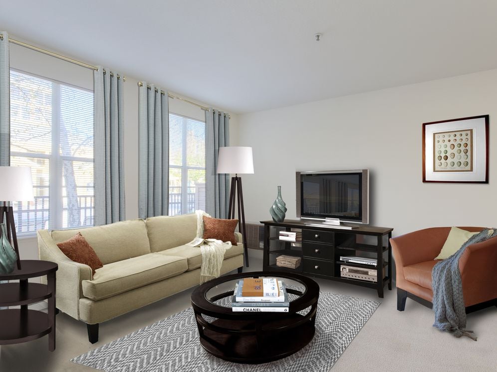 Classic Package I living room with carpet