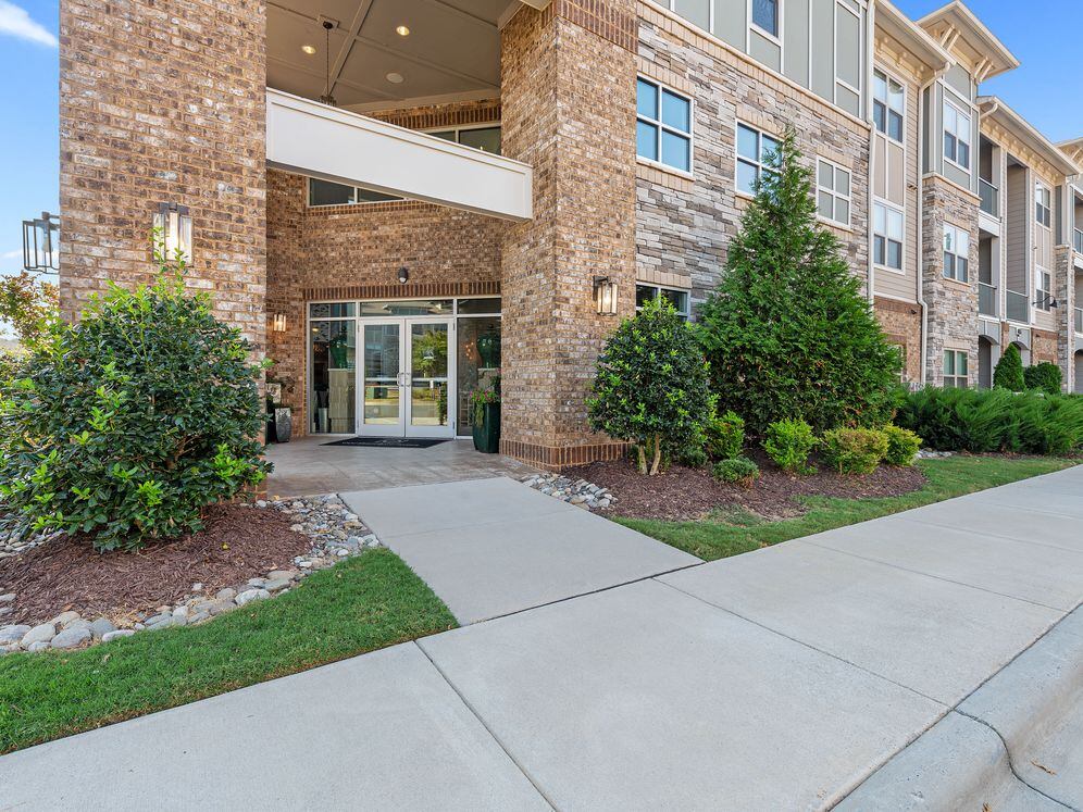 Leasing office entrance