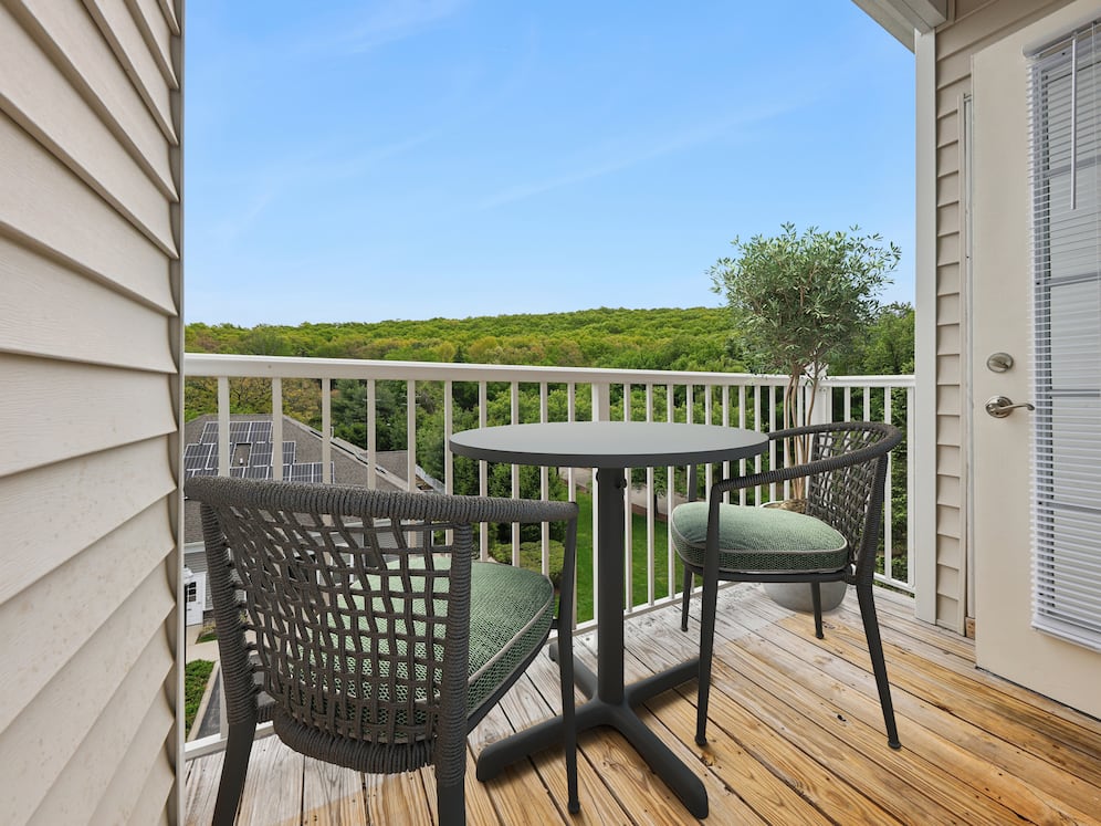 Private balcony