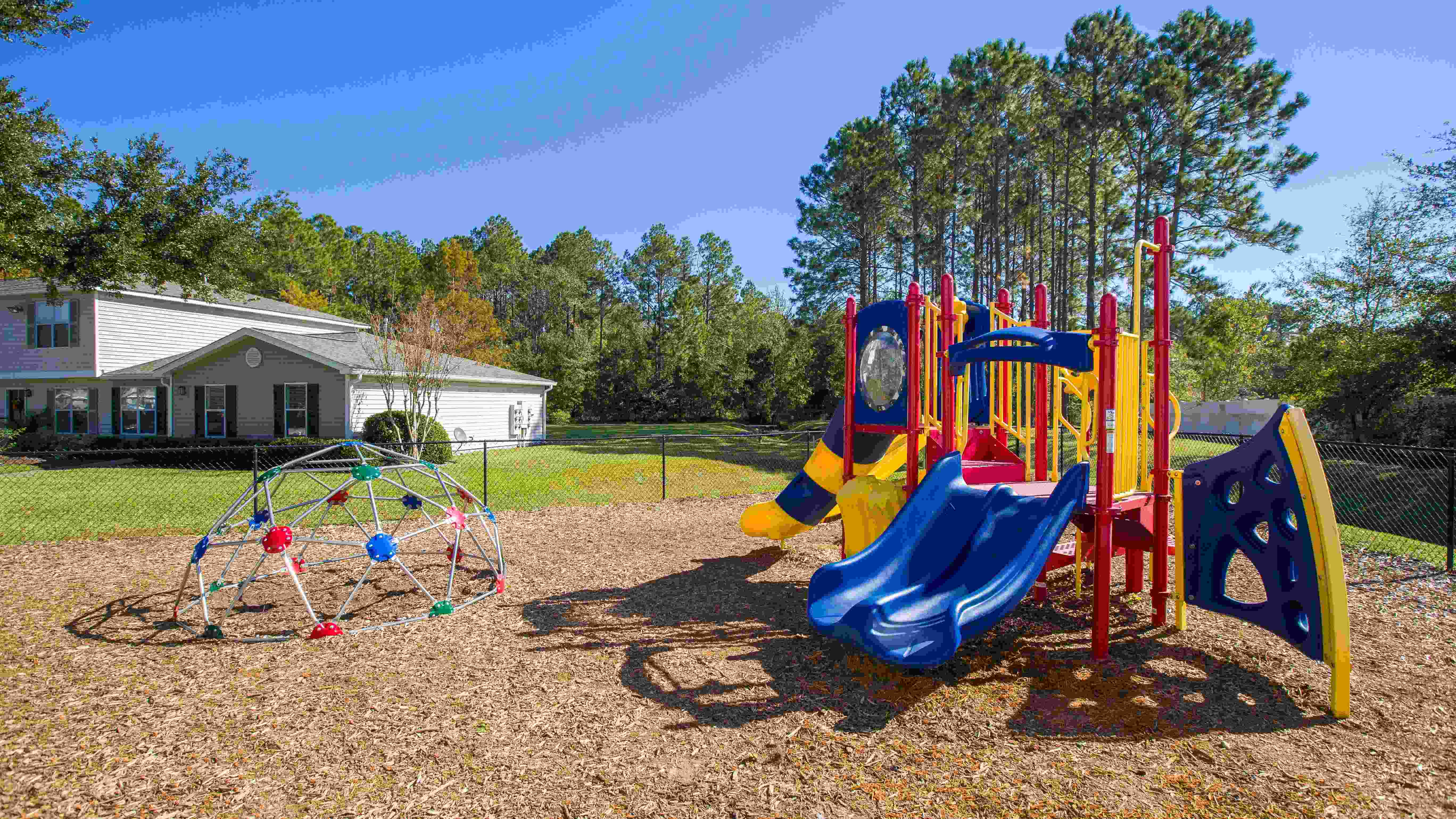 Delight in our vibrant playground, offering a play haven perfect for cherished family moments and endless fun. 