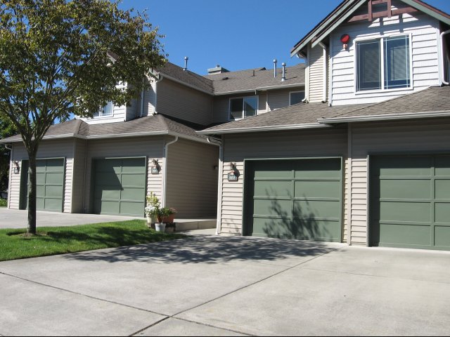 Expansive attached garages
