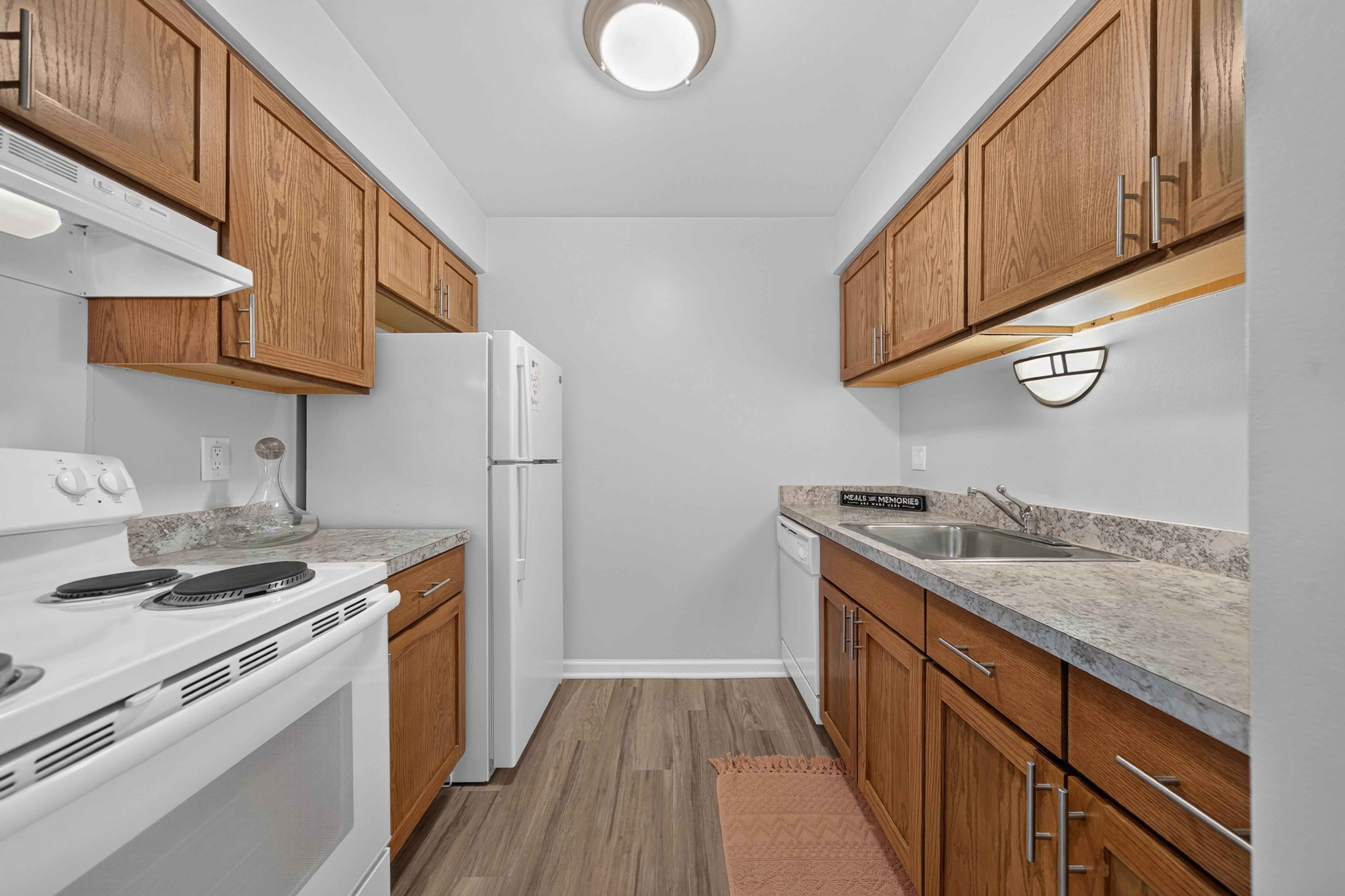 Spacious Kitchen at Lakeside Village Apartments