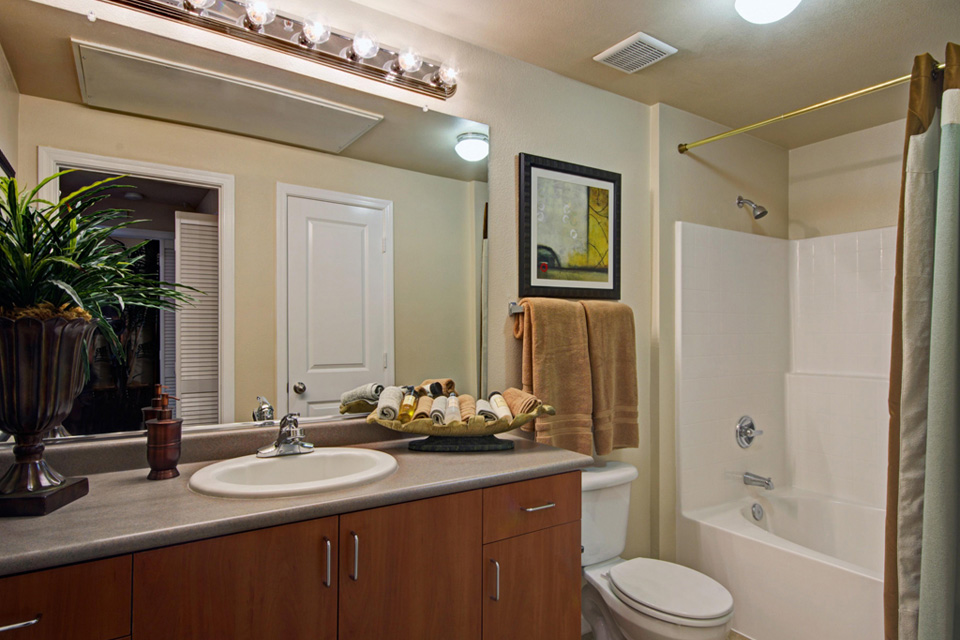 Large bathroom vanities give you plenty of room