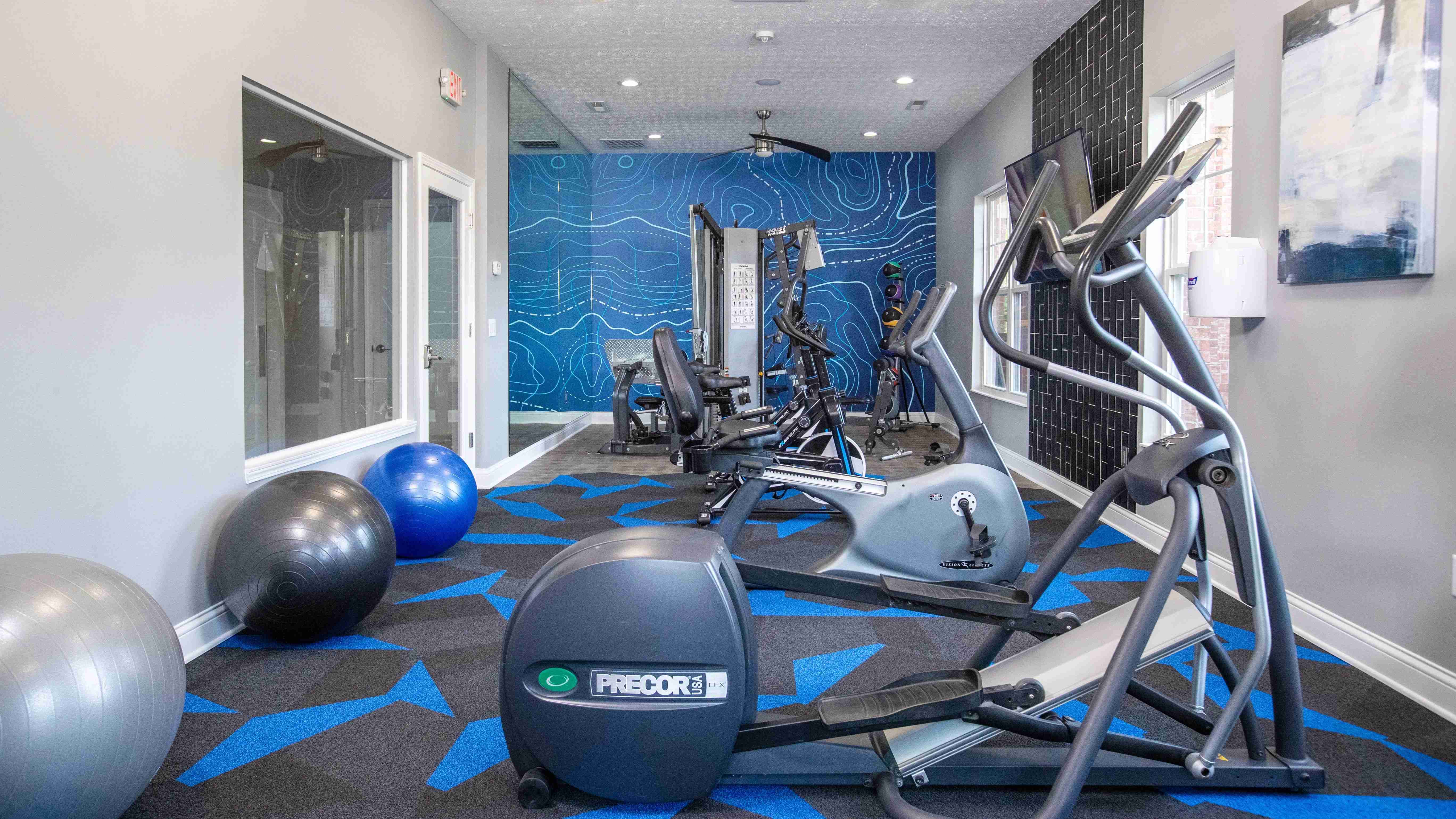 Revel in a full-body workout in your conveniently resident gym – just outside your doorstep. 