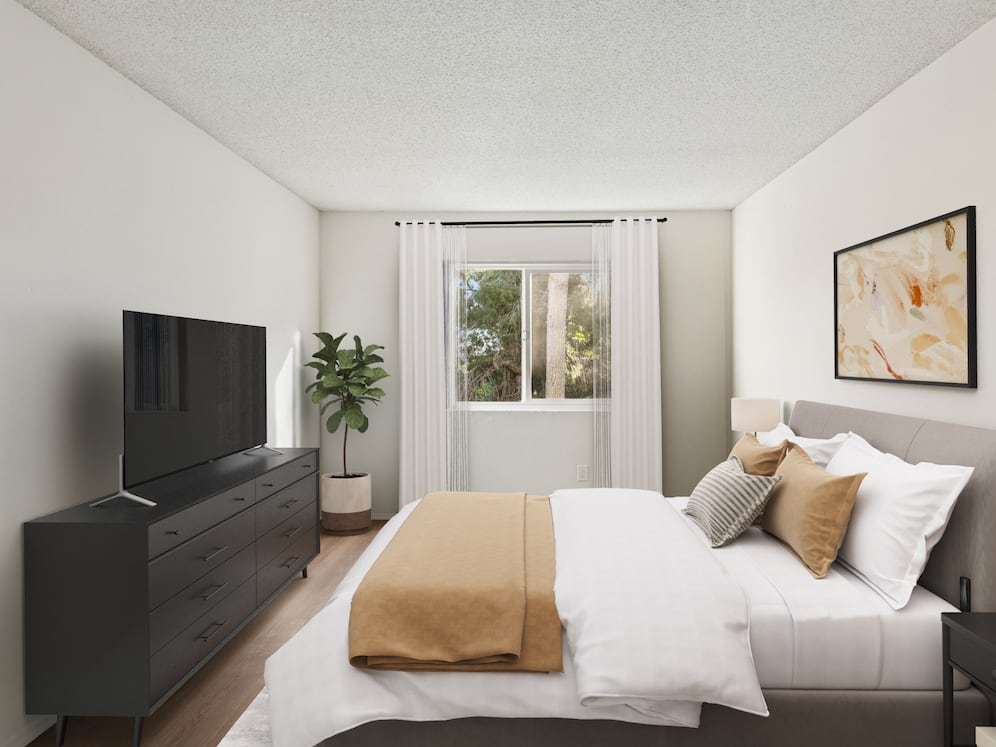 Classic Package II bedroom with hard surface flooring (select homes)