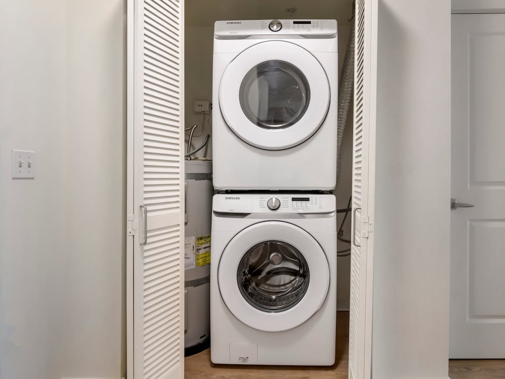 In-unit washer and dryer