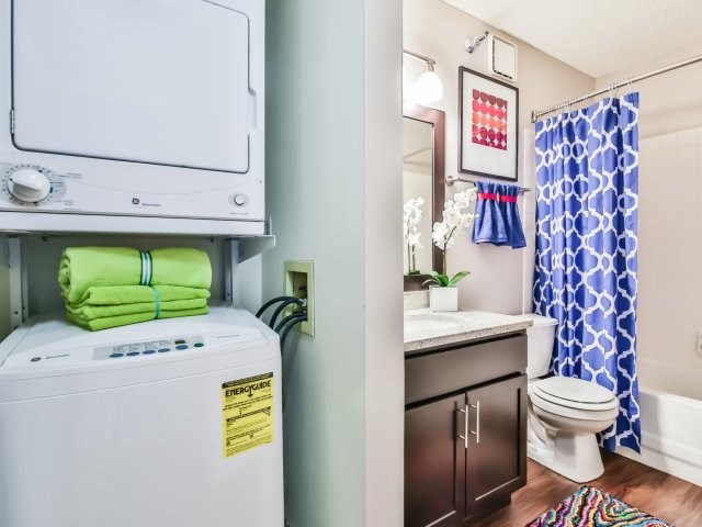 Washer and dryer in every apartment