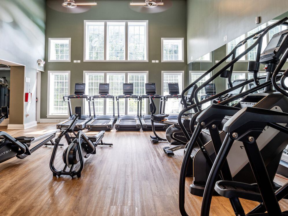 Fitness center with cardio equipment