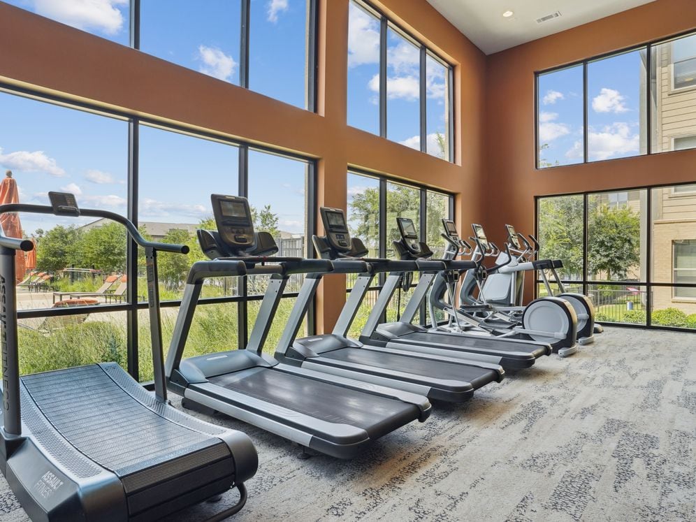 State-of-the-art fitness center with cardio equipment