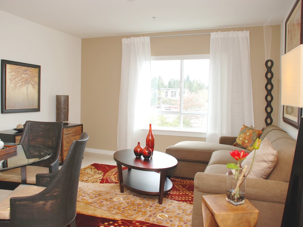Classic Package I living room with carpet