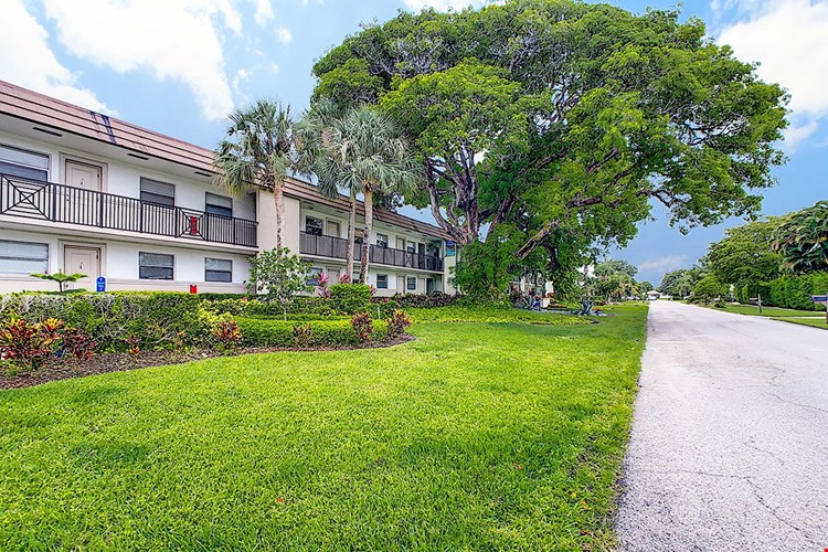 You'll be welcomed home with freshly painted buildings