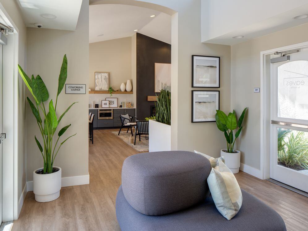 Lobby and coworking lounge