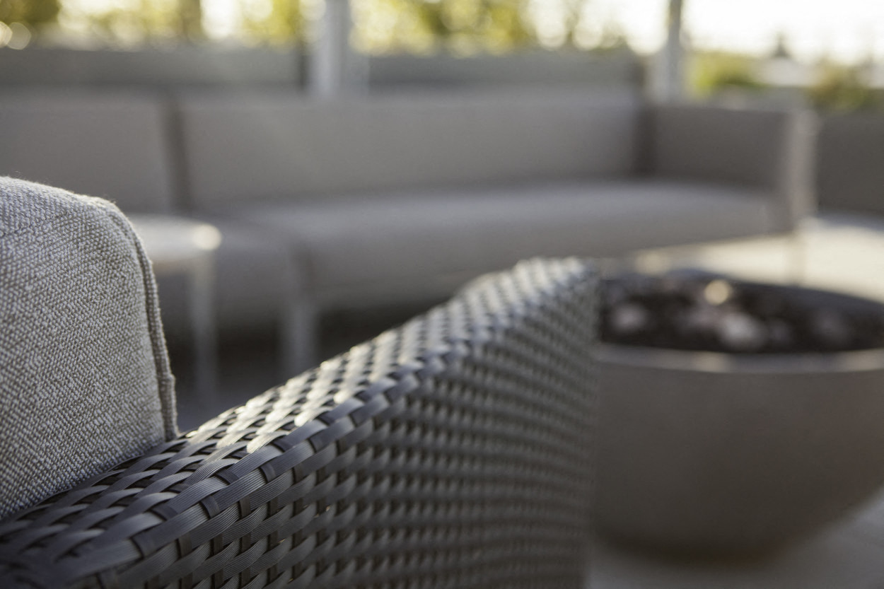 Rooftop Fire Pit Seating
