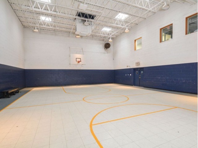 Full Size Indoor Basketball Court